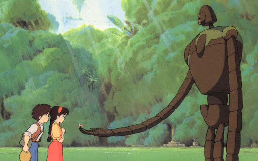 Sheeta Pazu et le Robot du jardin