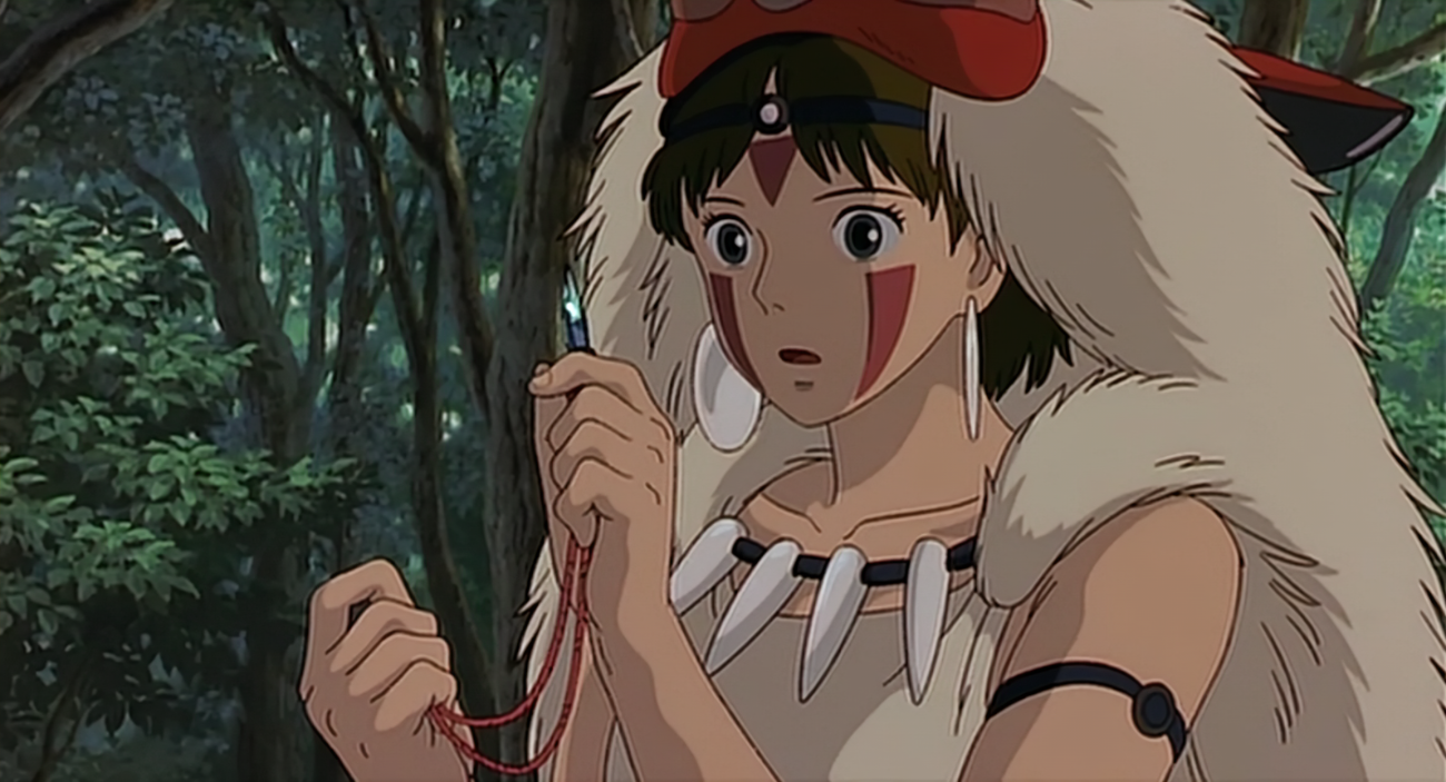 San reçoit un cadeau d'Ashitaka