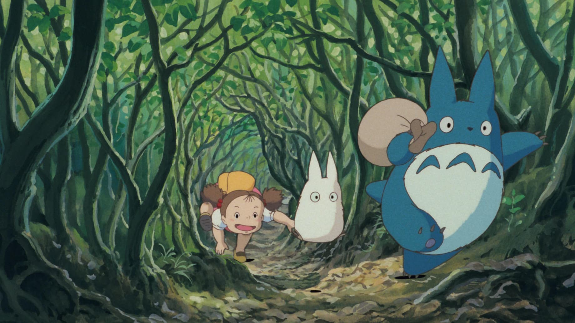 Mei poursuit les Totoro
